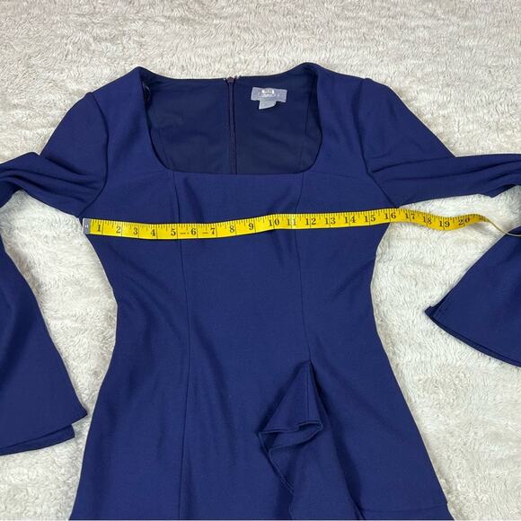 Finders Keepers blue drop waist ruffle dress, size small - Picture 5 of 9